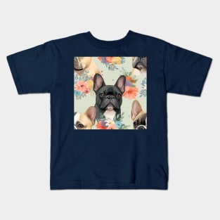 French Bulldogs All Over Tote Bag Kids T-Shirt